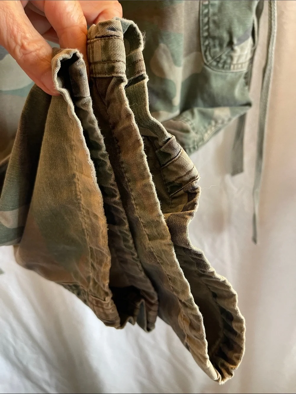 Cello Green Camouflage Cargo Pants